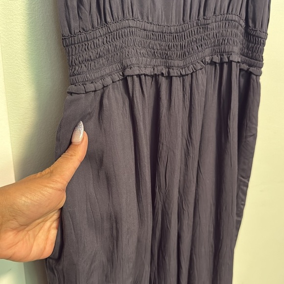 Wilfred Dark Navy Cropped Jumpsuit - thin straps - Small - Picture 4 of 11